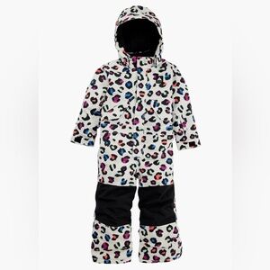 Burton Colorful Leopard Print Kids Snowsuit